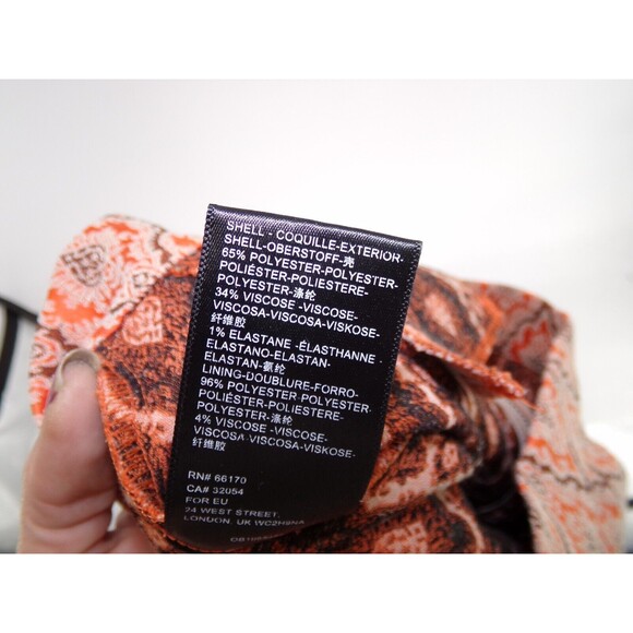 Urban Outfitters Women's Susie Jacquard High Waisted Zip Front Pants Size 4 - Picture 7 of 11